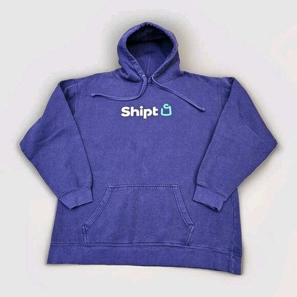 Shipt Mens Size XL Employee Logo Hoodie Sweatshirt Purple - Picture 1 of 9